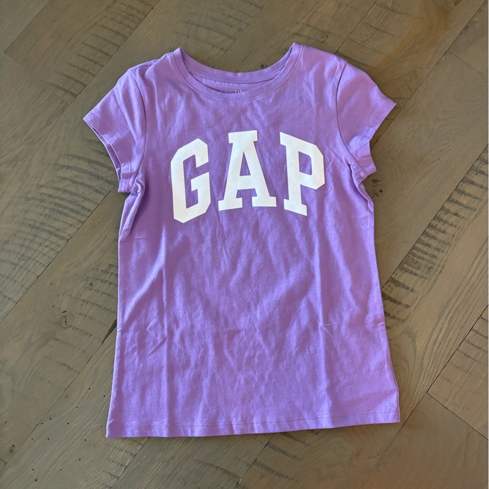 Girls short sleeve gap logo tee